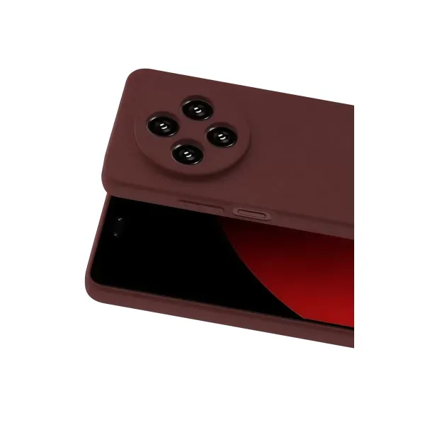 Xiaomi Redmi 14c Kılıf First Silikon - Bordo