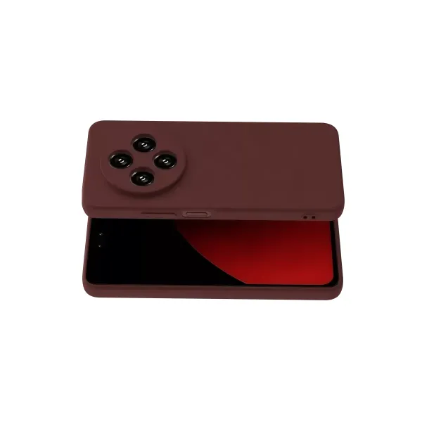Xiaomi Redmi 14c Kılıf First Silikon - Bordo