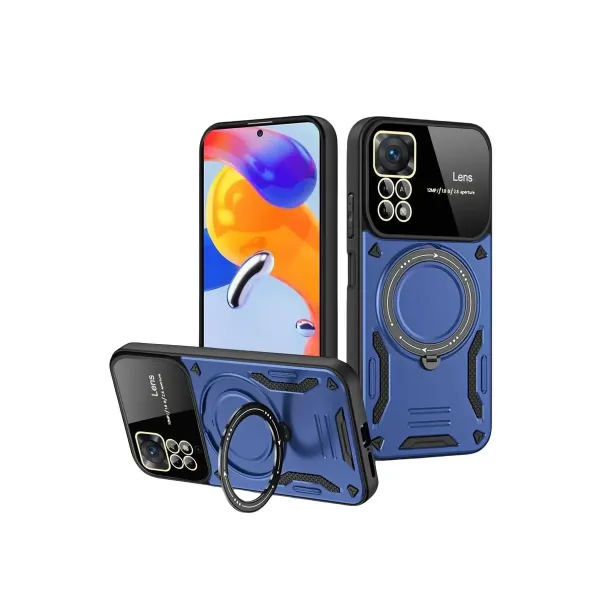 Realme 11 Pro Plus Joy Lens Standlı Kapak - Lacivert