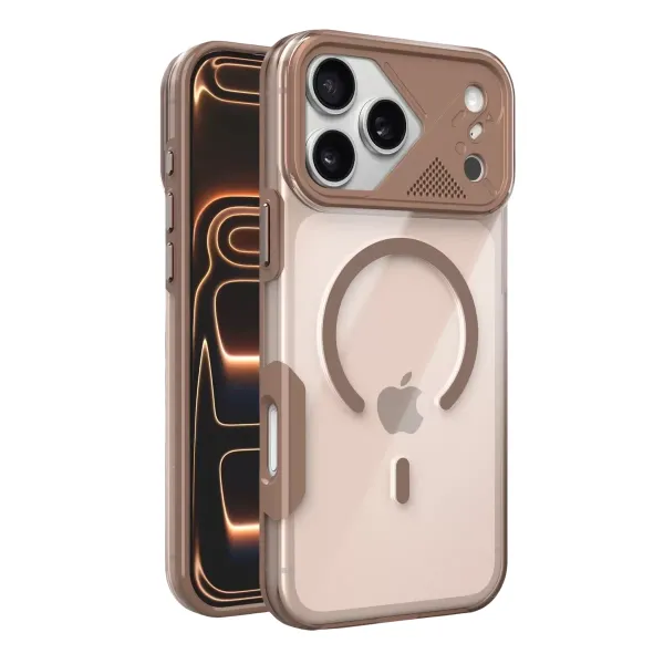 Joko Apple İphone 17 Pro Zinko Magsafe Kapak - Çöl Titanyum