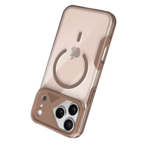 Joko Apple İphone 17 Pro Zinko Magsafe Kapak - Çöl Titanyum