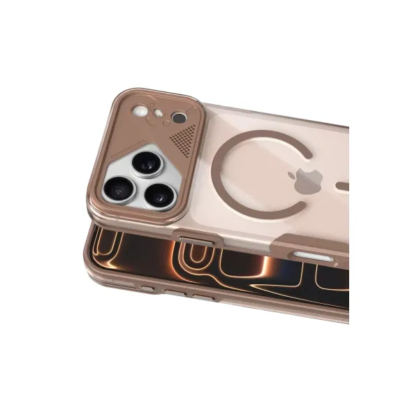 Joko Apple İphone 17 Pro Max Zinko Magsafe Kapak - Çöl Titanyum