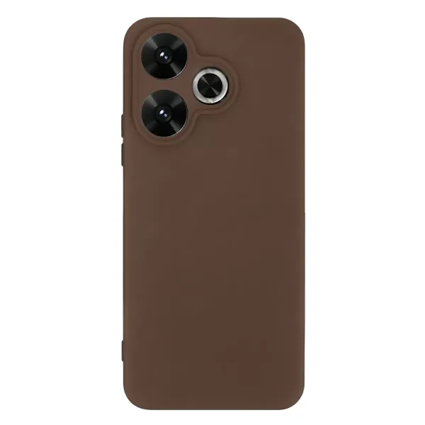Xiaomi Redmi 13 4g Kılıf First Silikon - Kahverengi