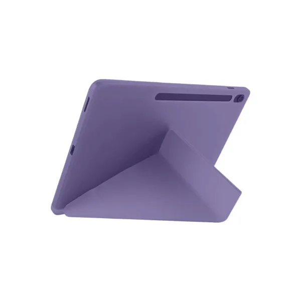 Apple İpad Pro 11 (2024) Kılıf Kalemlikli Hugo Tablet Kılıfı - Mor