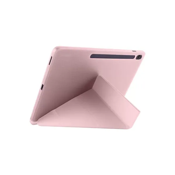 Apple İpad Pro 13 (2024) Kılıf Kalemlikli Hugo Tablet Kılıfı - Rose Gold