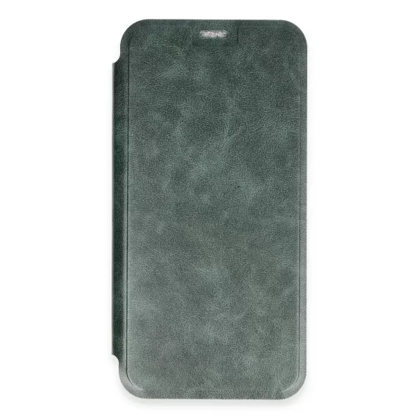 Apple İphone 16 Kılıf Flip Cover - Koyu Yeşil