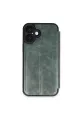 Apple İphone 16 Plus Kılıf Flip Cover - Koyu Yeşil