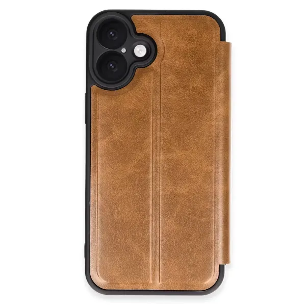 Apple İphone 16 Plus Kılıf Flip Cover - Taba