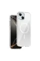 Onegif Apple İphone 14 Sora Simli Magsafe Kapak - Beyaz