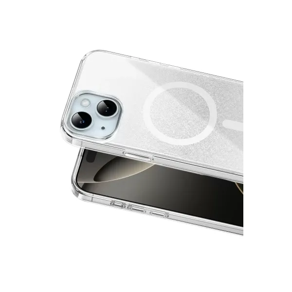 Onegif Apple İphone 14 Sora Simli Magsafe Kapak - Beyaz
