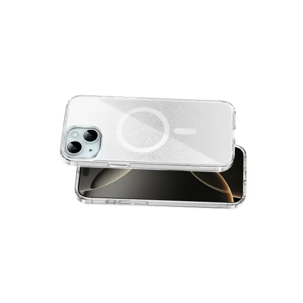 Onegif Apple İphone 14 Sora Simli Magsafe Kapak - Beyaz