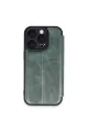 Apple İphone 16 Pro Kılıf Flip Cover - Koyu Yeşil