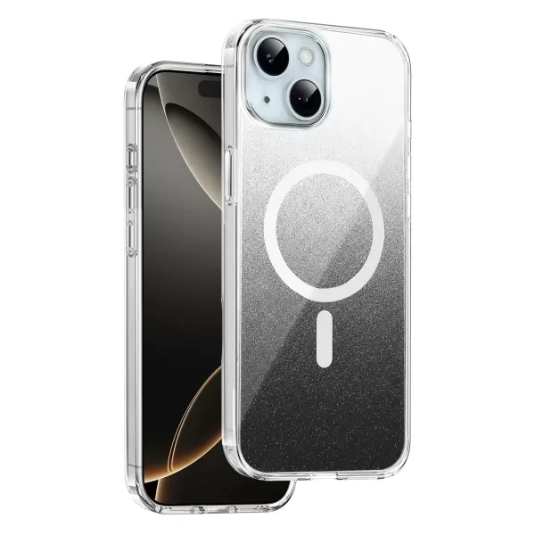 Onegif Apple İphone 15 Sora Simli Magsafe Kapak - Siyah