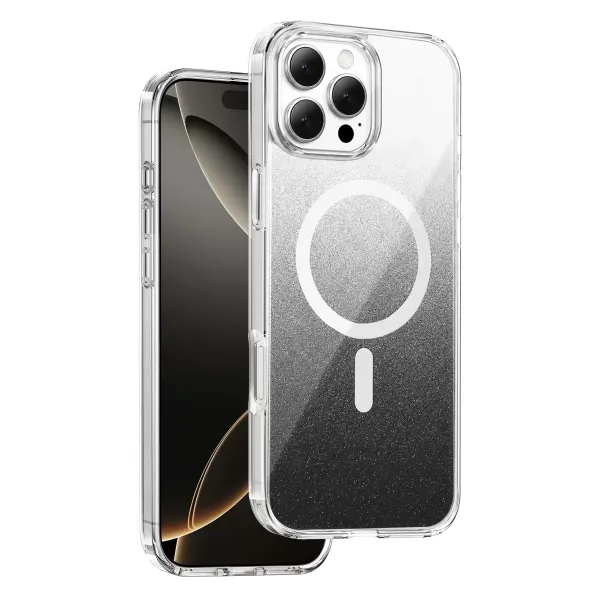 Onegif Apple İphone 16 Pro Max Sora Simli Magsafe Kapak - Siyah