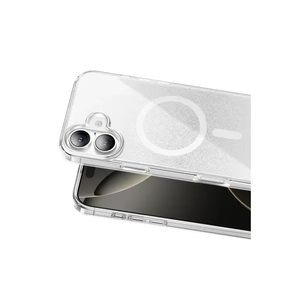 Onegif Apple İphone 17 Sora Simli Magsafe Kapak - Beyaz