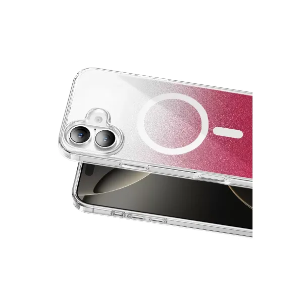 Onegif Apple İphone 17 Sora Simli Magsafe Kapak - Kırmızı