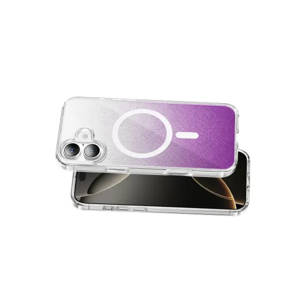 Onegif Apple İphone 17 Sora Simli Magsafe Kapak - Mor