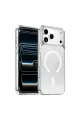 Onegif Apple İphone 17 Pro Sora Simli Magsafe Kapak - Beyaz