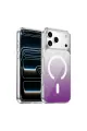Onegif Apple İphone 17 Pro Sora Simli Magsafe Kapak - Mor