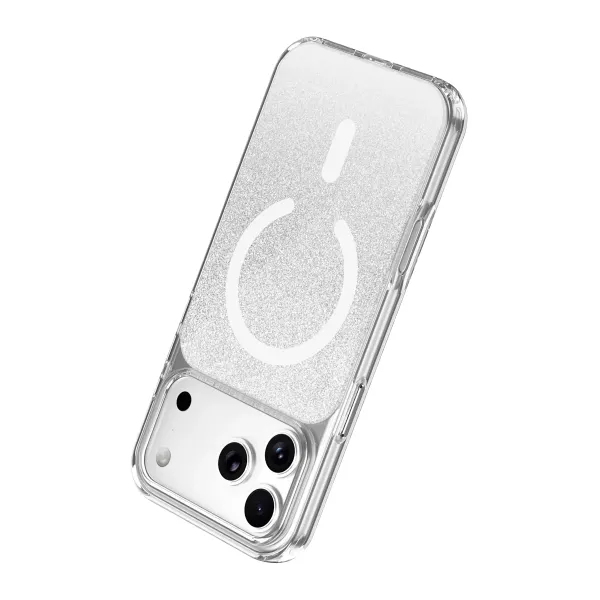 Onegif Apple İphone 17 Pro Max Sora Simli Magsafe Kapak - Beyaz
