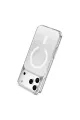 Onegif Apple İphone 17 Pro Max Sora Simli Magsafe Kapak - Beyaz