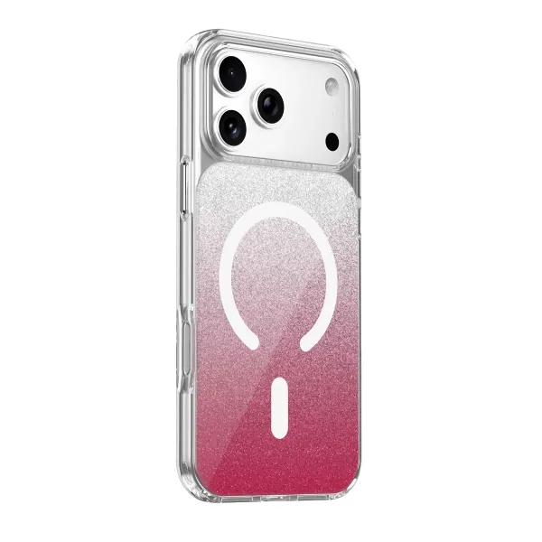 Onegif Apple İphone 17 Pro Max Sora Simli Magsafe Kapak - Kırmızı