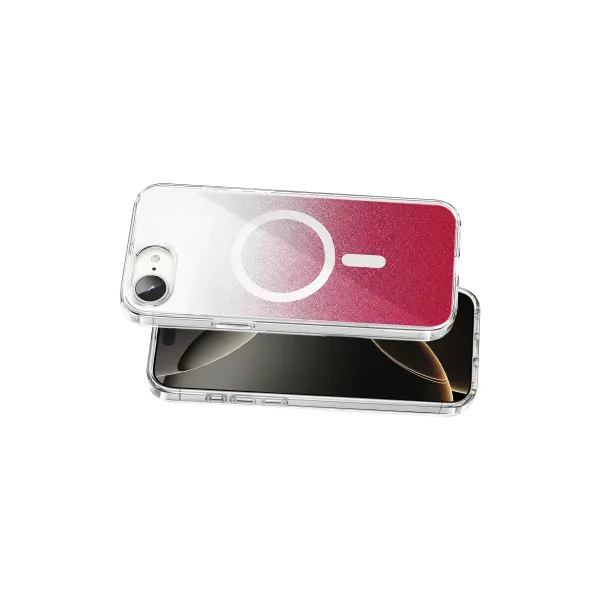 Onegif Apple İphone 17e Sora Simli Magsafe Kapak - Kırmızı