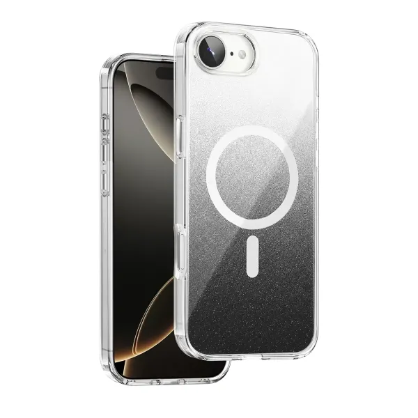 Onegif Apple İphone 17e Sora Simli Magsafe Kapak - Siyah