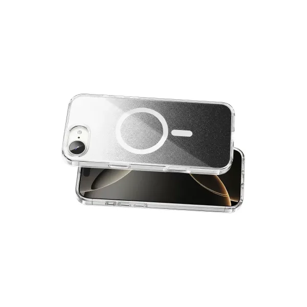 Onegif Apple İphone 17e Sora Simli Magsafe Kapak - Siyah