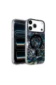 Onegif Apple İphone 17 Pro Max Mila Dalgalı Magsafe Kapak - Lacivert
