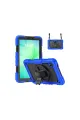 Samsung Galaxy Tab A11 Kılıf Amazing Tablet Kapak - Mavi