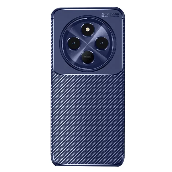 Xiaomi Redmi 14c Kılıf Auto Focus Karbon Kapak - Lacivert