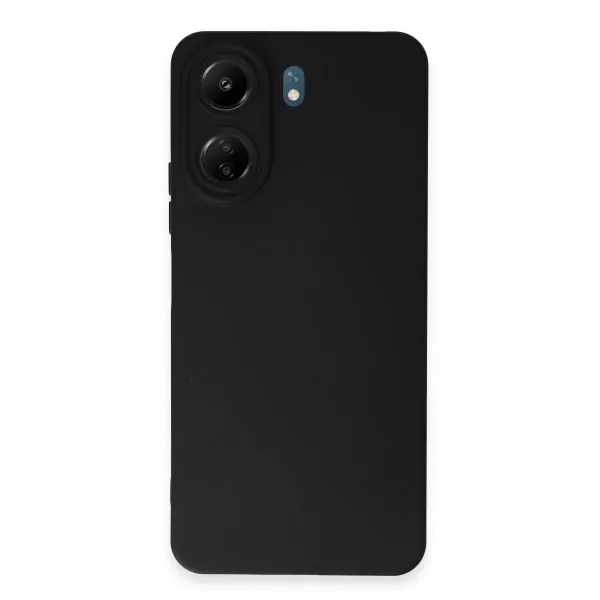 Xiaomi Redmi 13c Kılıf Nano İçi Kadife Silikon - Siyah