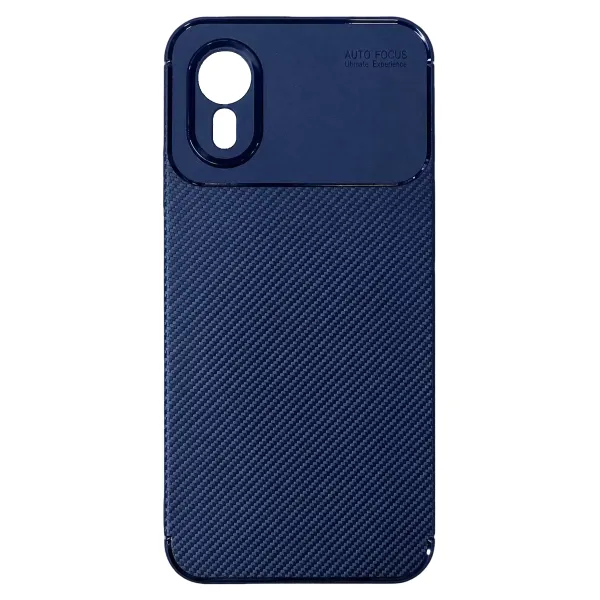 Samsung Galaxy Xcover 7 Kılıf Auto Focus Karbon Kapak - Lacivert