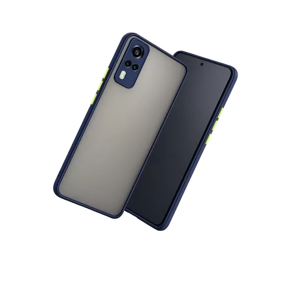 Vivo Y53s Kılıf Montreal Silikon Kapak - Lacivert