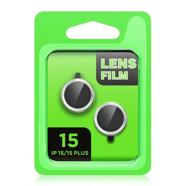 Apple İphone 15 Plus Raze Metal Kamera Lens - Pembe
