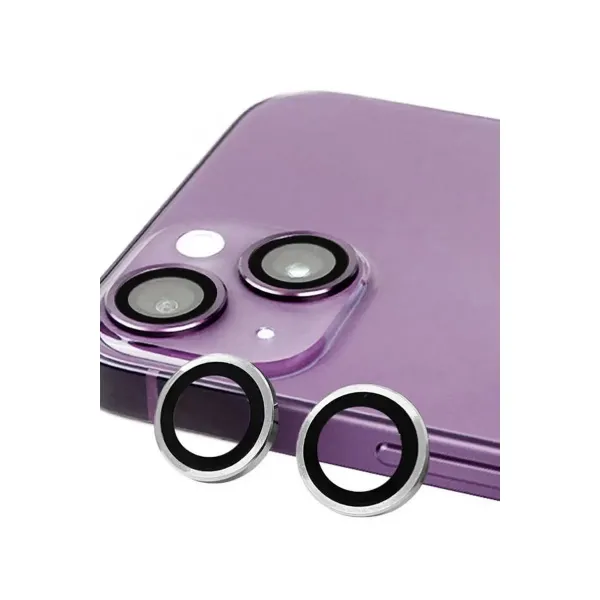 Apple İphone 14 Raze Metal Kamera Lens - Gümüş