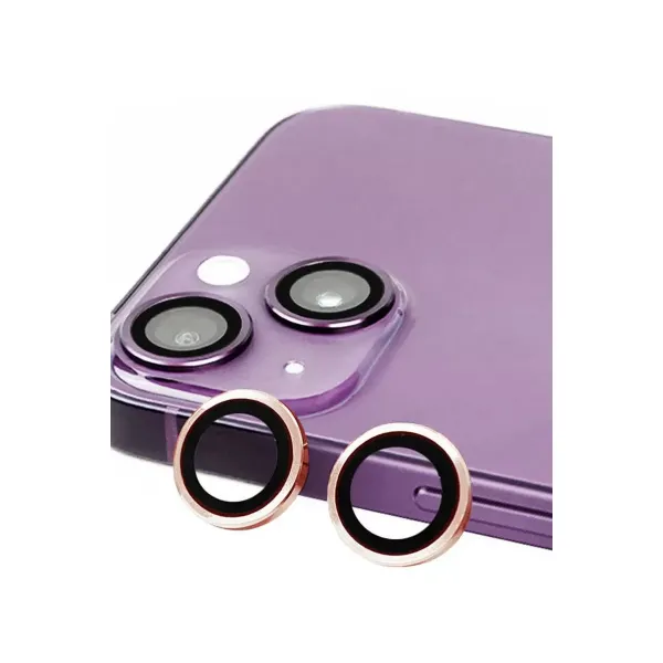 Apple İphone 13 Raze Metal Kamera Lens - Pembe