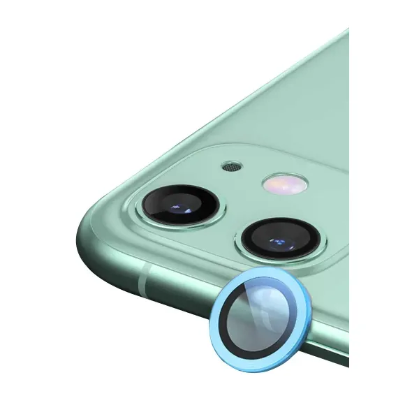 Apple İphone 11 Raze Metal Kamera Lens - Mavi