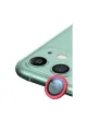 Apple İphone 11 Raze Metal Kamera Lens - Kırmızı