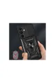 Samsung Galaxy A16 5g Kılıf Pars Lens Yüzüklü Silikon - Kırmızı