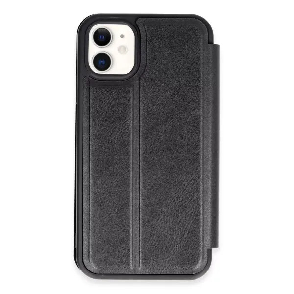 Apple İphone 11 Kılıf Flip Cover - Siyah