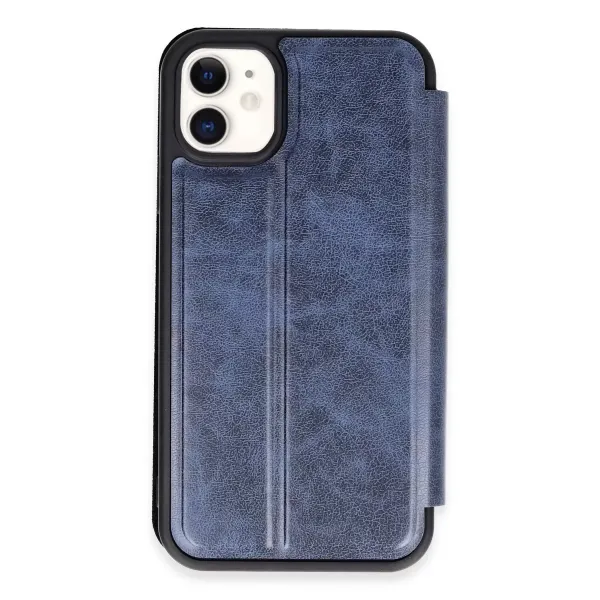 Apple İphone 11 Kılıf Flip Cover - Lacivert
