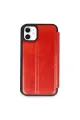 Apple İphone 11 Kılıf Flip Cover - Kırmızı