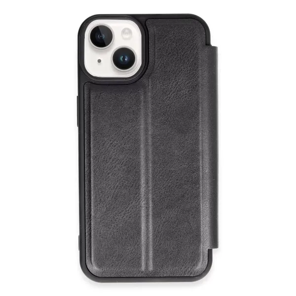 Apple İphone 14 Kılıf Flip Cover - Siyah