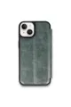 Apple İphone 14 Kılıf Flip Cover - Koyu Yeşil