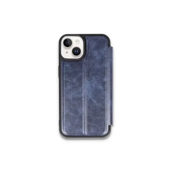 Apple İphone 15 Kılıf Flip Cover - Lacivert
