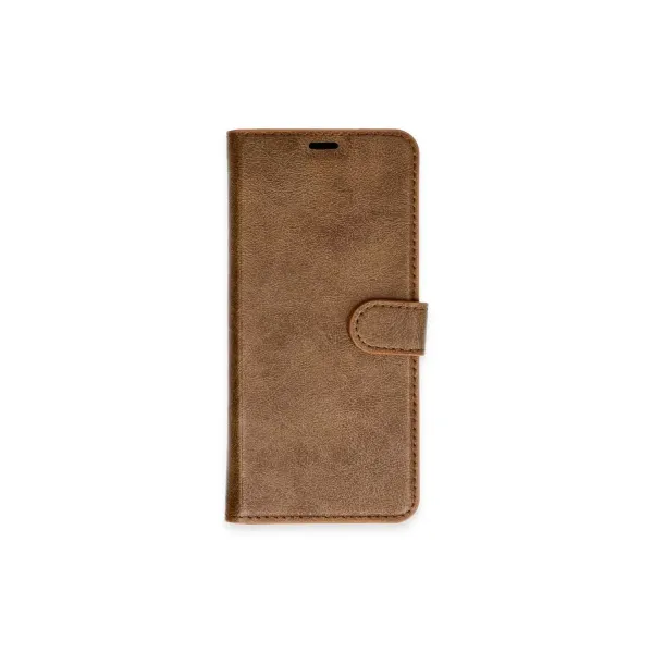 Xiaomi Redmi 14c Kılıf Trend S Plus Kapaklı Kılıf - Taba