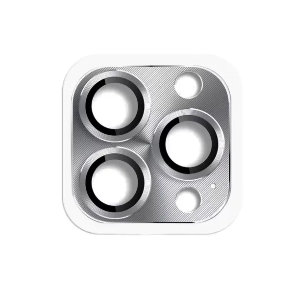 Apple İphone 16 Pro Max Pers Alüminyum Kamera Lens - Gri