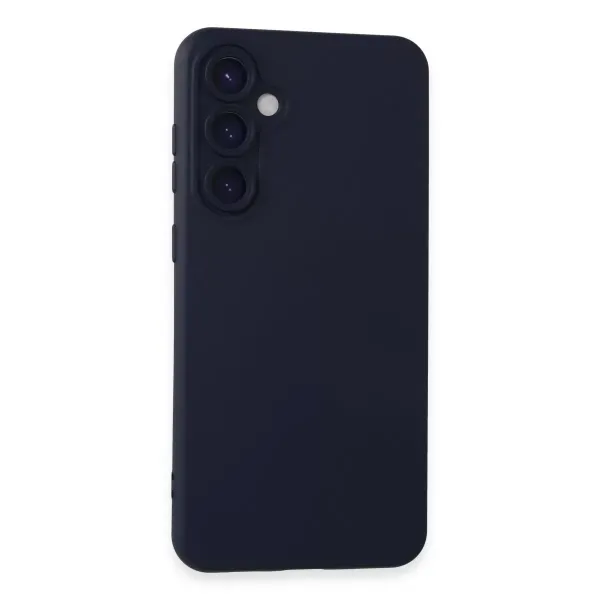 Samsung Galaxy S24 Kılıf Nano İçi Kadife Silikon - Lacivert